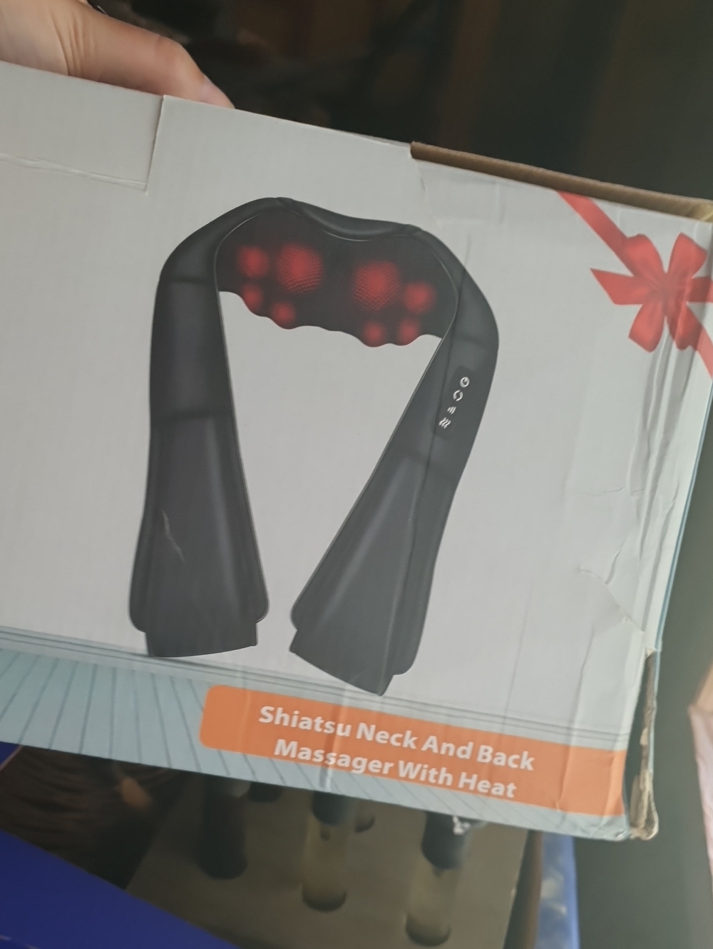 Shiatsu Neck and Back Massager With Heat - Black